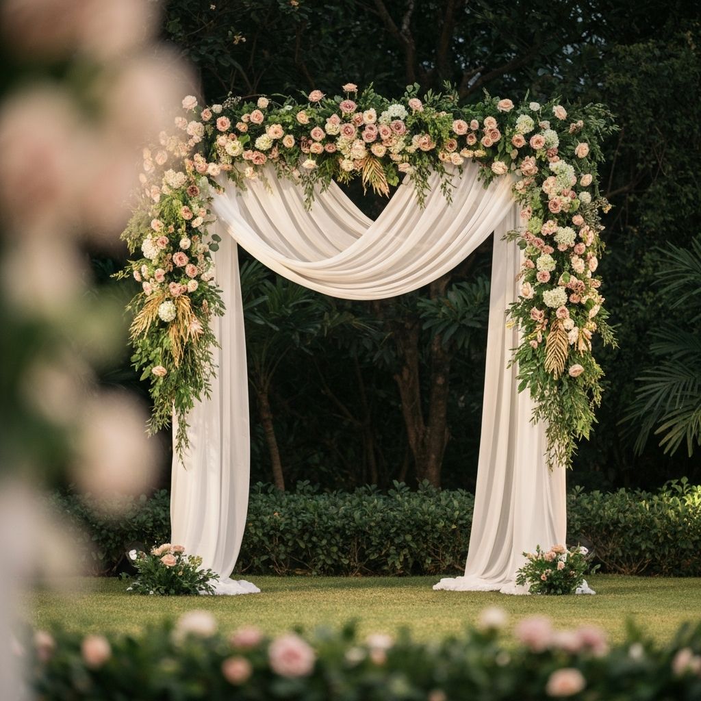 Wedding ceremony arch